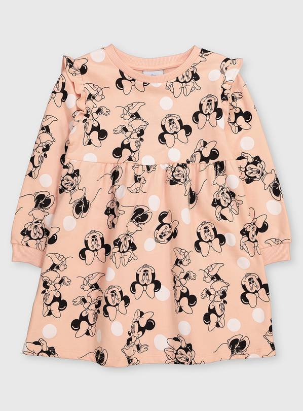 Disney Minnie Mouse Pink Sweat Dress - 5-6 years